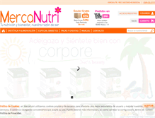 Tablet Screenshot of mercanutri.com